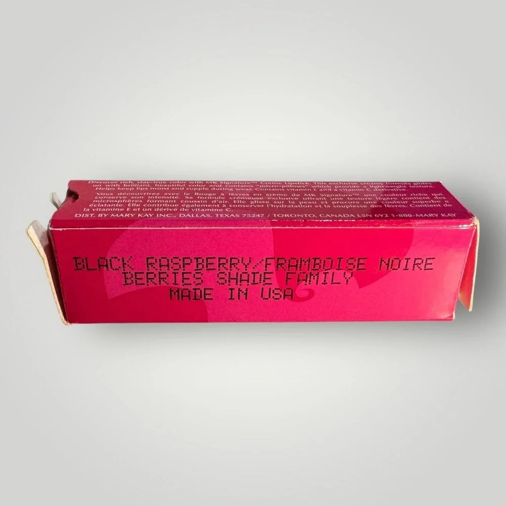 Mary Kay MK Signature Creme Lipstick Black Raspberry Berries 9074 0.13oz‎ New